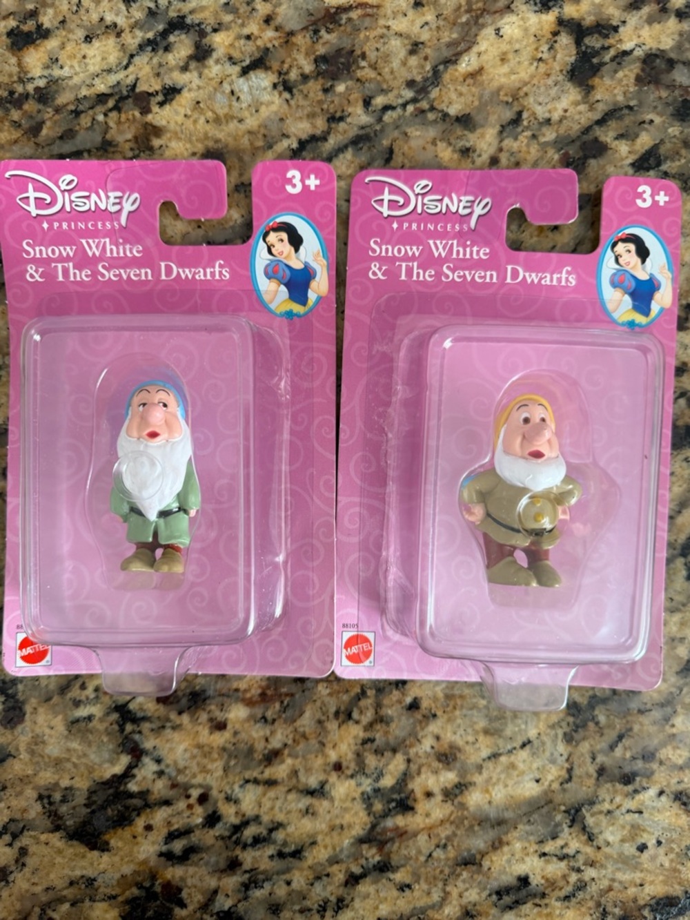 Disney Princess Snow White and Seven Dwarfs Figurines  Complete Set Mattel 2001 - Picture 10 of 12